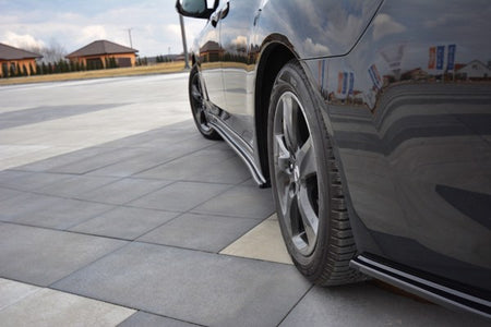 Maxton Rear Side Splitters Honda Accord Mk8. (Cu-Series) Preface Sedan - Gloss Black