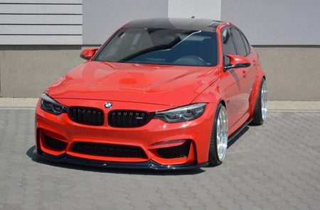 Maxton Front Splitter V.1 BMW M3 F80  - Gloss Black