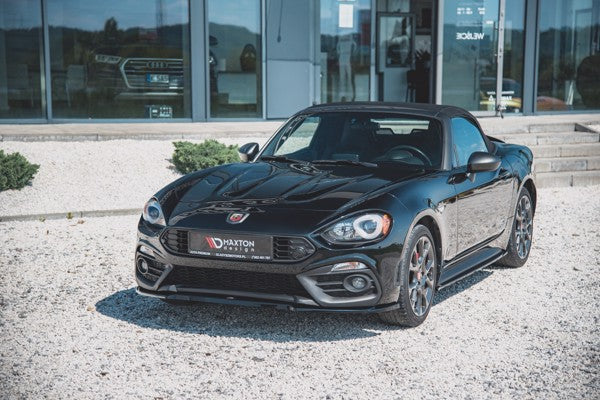 Maxton Front Splitter Fiat 124 Spider Abarth - Gloss Black