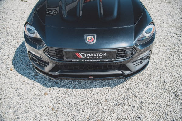 Maxton Front Splitter Fiat 124 Spider Abarth - Gloss Black
