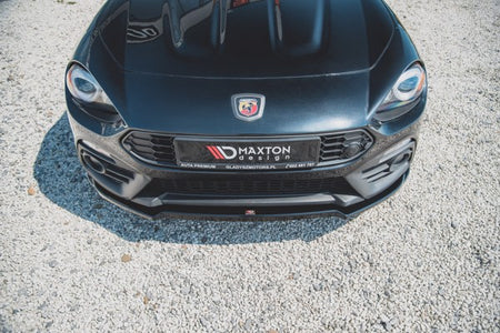 Maxton Front Splitter Fiat 124 Spider Abarth - Gloss Black