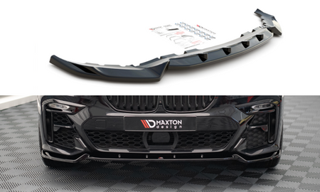 Maxton Front Splitter V.2 BMW X7 M G07 - Gloss Black