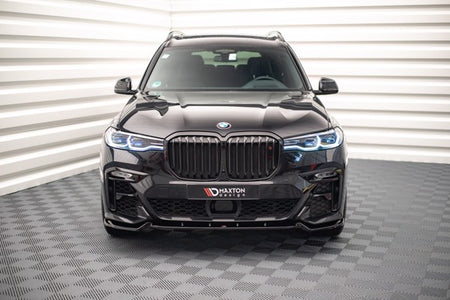Maxton Front Splitter V.2 BMW X7 M G07 - Gloss Black