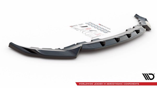 Maxton Front Splitter V.2 BMW X7 M G07 - Gloss Black