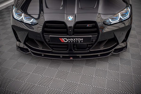 Maxton Front Splitter V.2 BMW M4 G82 - Gloss Black