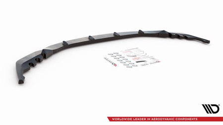 Maxton Front Splitter V.2 BMW M4 G82 - Gloss Black