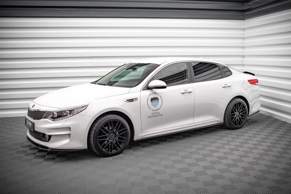 Maxton Side Skirts Diffusers Kia Optima Mk4 - Gloss Black