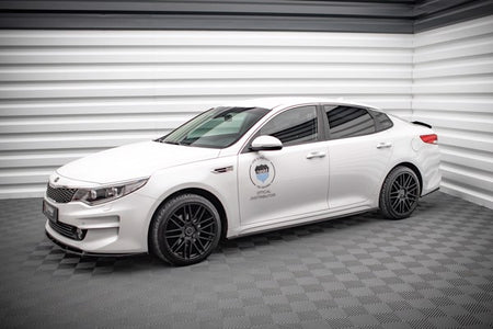 Maxton Side Skirts Diffusers Kia Optima Mk4 - Gloss Black