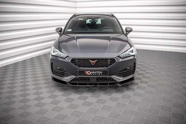 Maxton Front Splitter V.3 Cupra Leon - Gloss Black