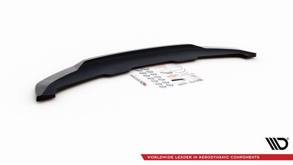 Maxton Front Splitter V.1 BMW I3 Mk1 Facelift - Gloss Black