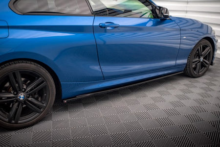 Maxton Side Skirts Diffusers BMW 2 M-Pack F22 - Gloss Black