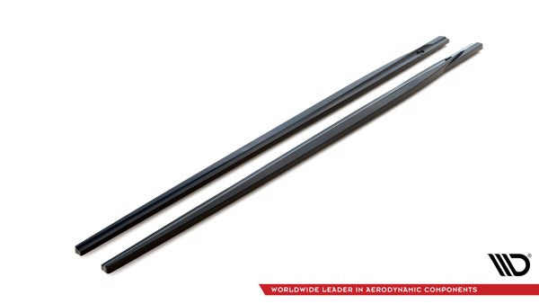 Maxton Side Skirts Diffusers BMW 2 M-Pack F22 - Gloss Black