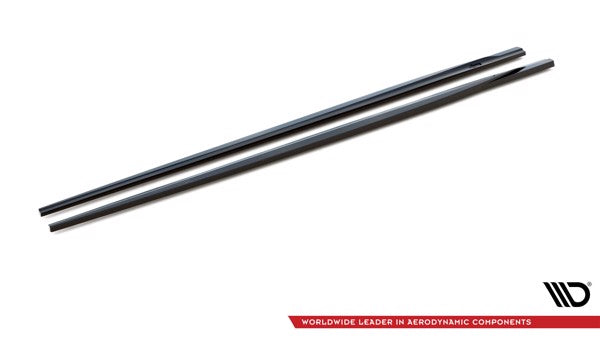 Maxton Side Skirts Diffusers BMW 2 M-Pack F22 - Gloss Black