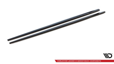 Maxton Side Skirts Diffusers BMW 2 M-Pack F22 - Gloss Black