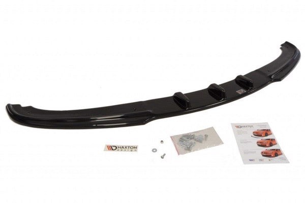 Maxton Front Splitter V.1 BMW 3 E90 / E91 (Facelift Model) - Gloss Black