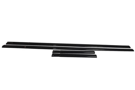 Maxton Side Skirts Diffusers Ford Transit Custom Mk1 Fl - Gloss Black