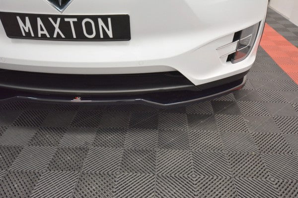 Maxton Front Splitter V.2 Tesla Model X - Gloss Black