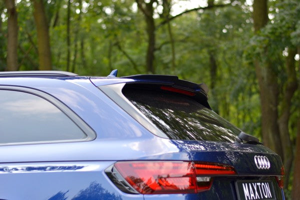 Maxton Spoiler Cap Audi RS4 B9 Avant - Gloss Black