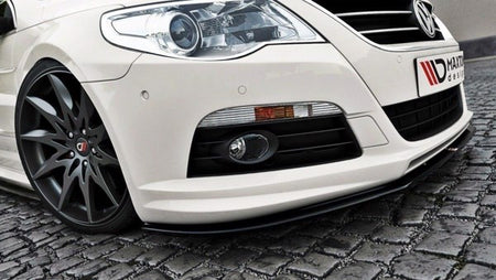 Maxton Front Splitter VW Passat Cc R36 Rline (Preface) - Gloss Black