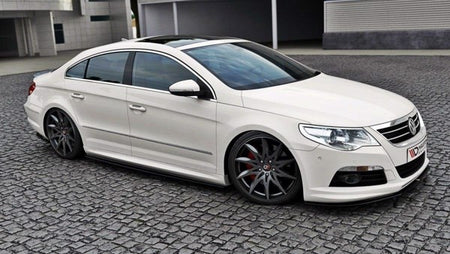Maxton Front Splitter VW Passat Cc R36 Rline (Preface) - Gloss Black
