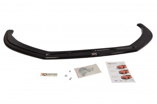 Maxton Front Splitter VW Passat Cc R36 Rline (Preface) - Gloss Black