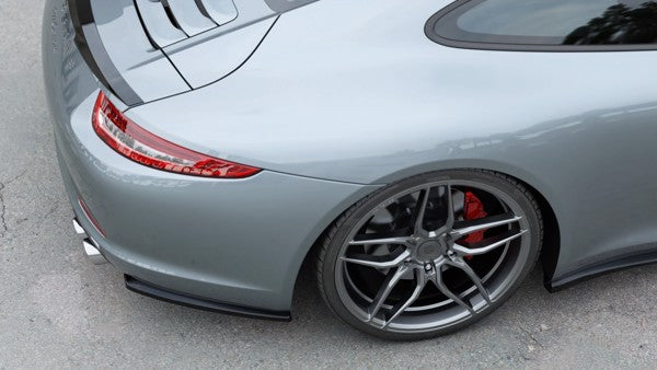 Maxton Rear Side Splitters Porsche 911 Carrera 991 - Gloss Black
