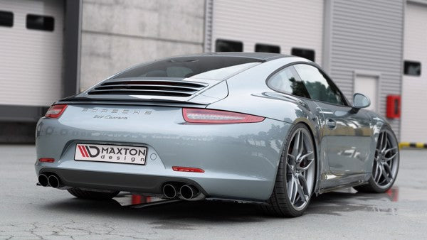 Maxton Rear Side Splitters Porsche 911 Carrera 991 - Gloss Black