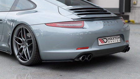Maxton Rear Side Splitters Porsche 911 Carrera 991 - Gloss Black
