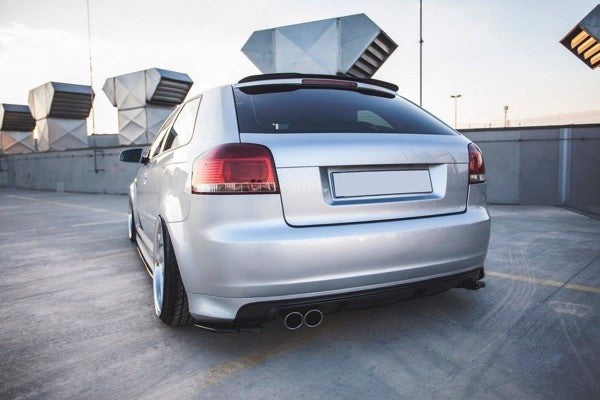 Maxton Rear Side Splitters Audi S3 8P / S3 8P Fl - Gloss Black