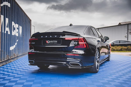 Maxton Rear Side Splitters Volvo S60/V60 R-Design Mk3 - Gloss Black