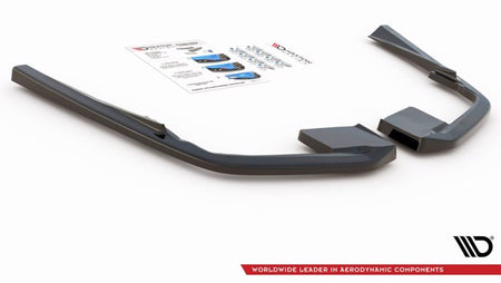 Maxton Rear Side Splitters Volvo S60/V60 R-Design Mk3 - Gloss Black