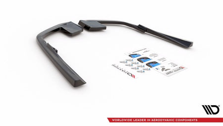 Maxton Rear Side Splitters Volvo S60/V60 R-Design Mk3 - Gloss Black