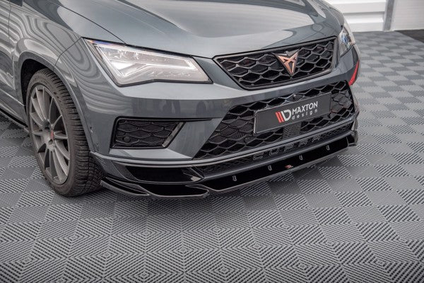 Maxton Front Splitter V.2 Cupra Ateca - Gloss Black