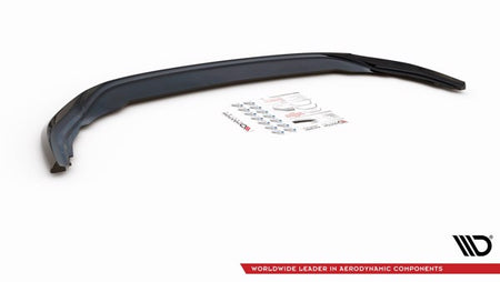 Maxton Front Splitter V.5 Volkswagen Golf R Mk8 - Gloss Black