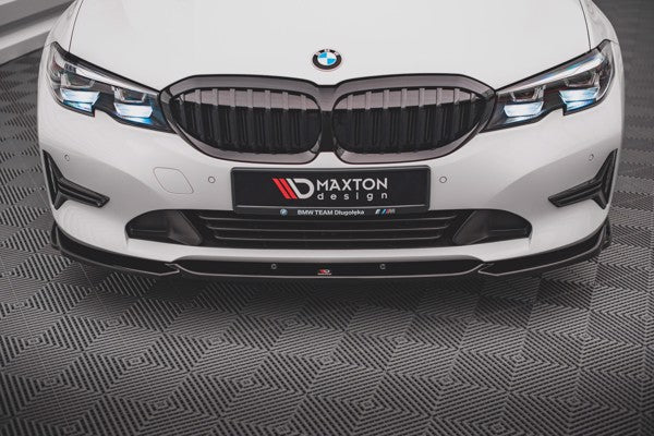 Maxton Front Splitter V.2 BMW 3 G20 / G21 - Gloss Black