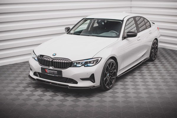Maxton Front Splitter V.2 BMW 3 G20 / G21 - Gloss Black