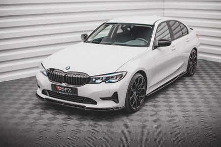 Maxton Front Splitter V.2 BMW 3 G20 / G21 - Gloss Black