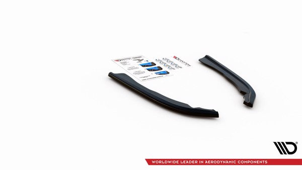 Maxton Rear Side Splitters V.1 BMW 4 M-Pack G22 - Gloss Black