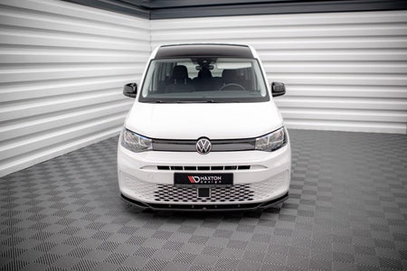 Maxton Front Splitter V.1 Volkswagen Caddy Mk5 - Gloss Black