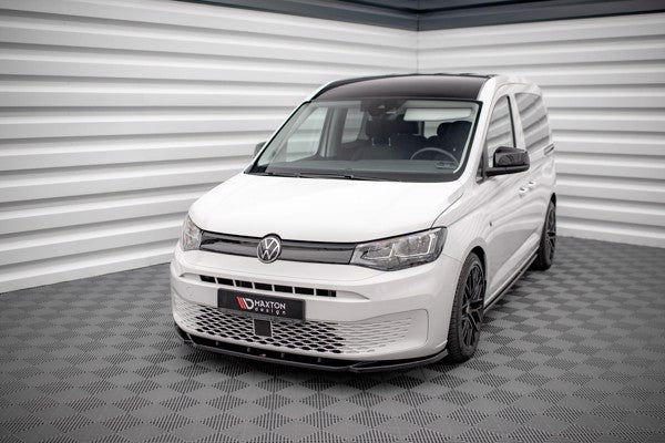 Maxton Front Splitter V.1 Volkswagen Caddy Mk5 - Gloss Black