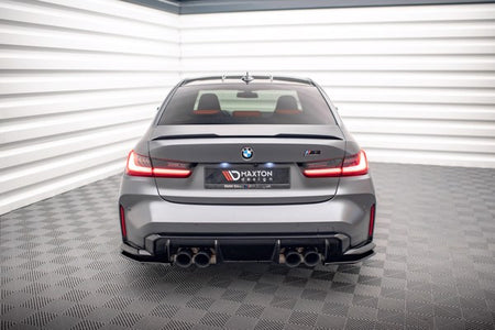 Maxton Rear Side Splitters V.2 BMW M3 G80 - Gloss Black