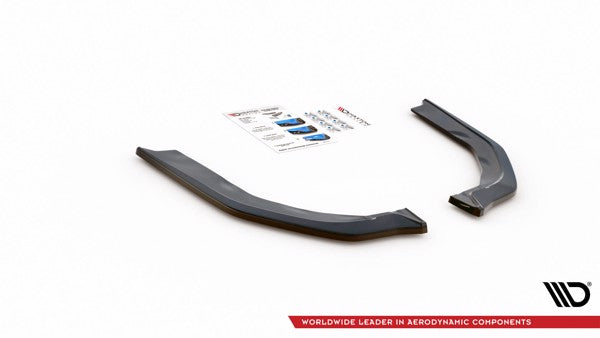 Maxton Rear Side Splitters V.2 BMW M3 G80 - Gloss Black