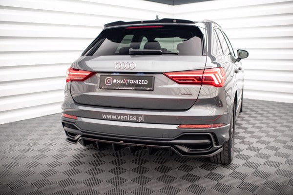 Maxton Spoiler Cap Audi Q3 S-Line F3 - Gloss Black