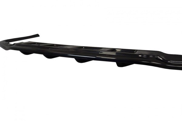 Maxton Central Rear Splitter Lexus Is Mk3 H (With Vertical Bars) - Gloss Black
