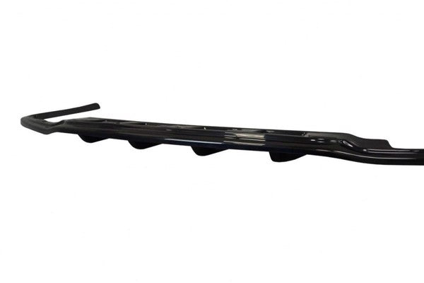 Maxton Central Rear Splitter Lexus Is Mk3 H (With Vertical Bars) - Gloss Black