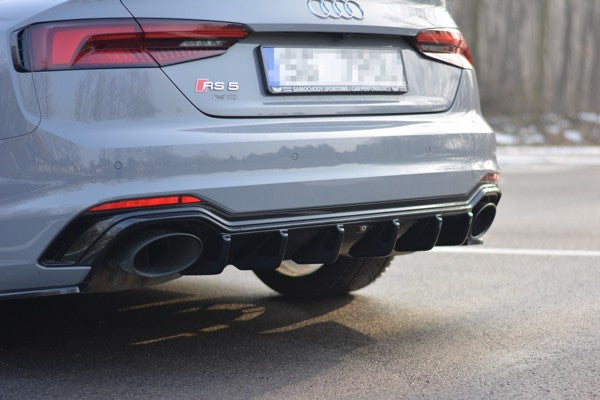 Maxton Rear Valance Audi RS5 F5 Coupe / Sportback - Gloss Black