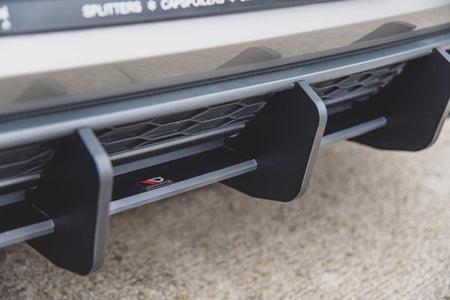 Maxton Racing Durability Rear Diffuser V.2 VW Golf 7 Gti - Black