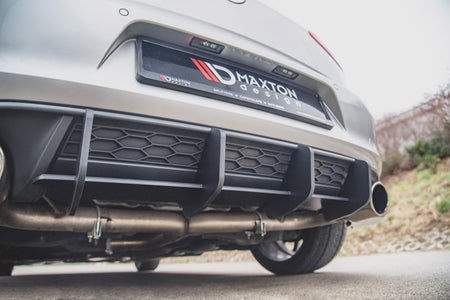 Maxton Racing Durability Rear Diffuser V.2 VW Golf 7 Gti - Black