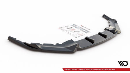 Maxton Front Splitter V.1 BMW 5 G30 Facelift M-Pack - Gloss Black