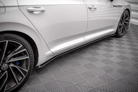 Maxton Street Pro Side Skirts Diffusers V.2 Volkswagen Arteon R / R-Line Facelift - Black